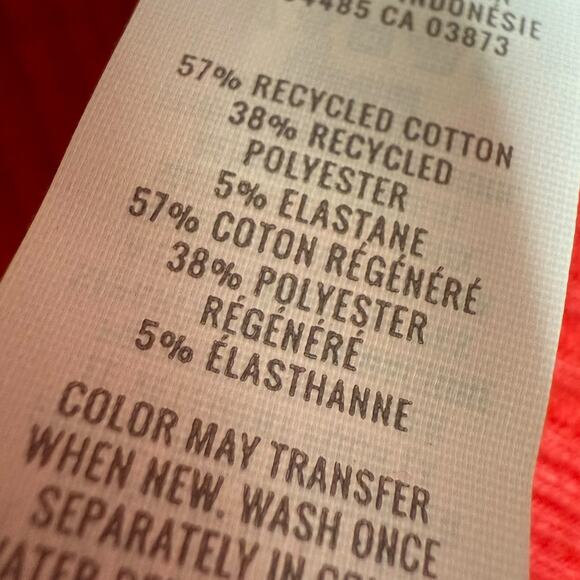 NWT Aerie essential layering long sleeve turtleneck red ribbed size XL - Picture 7 of 8